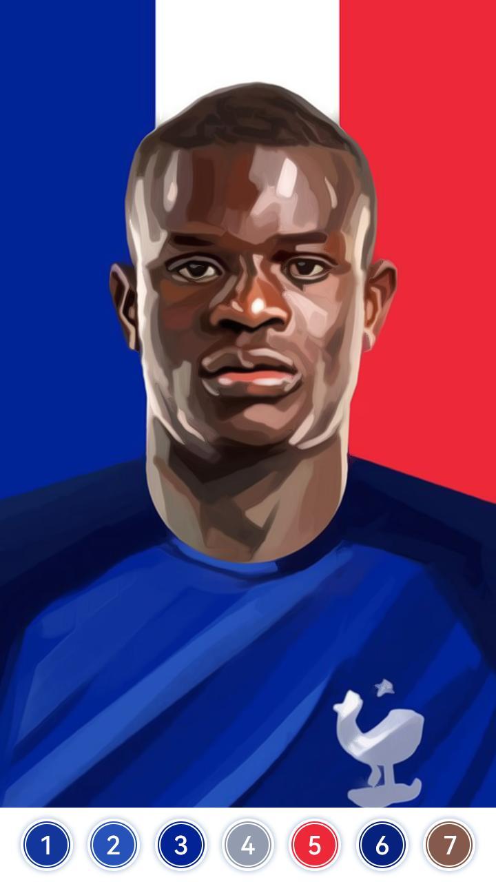 Football Paint by Number Game screenshot image 2_funmod.online