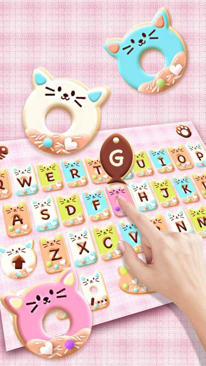 Colorful Donuts Button Keyboard Theme screenshot image 2_funmod.online
