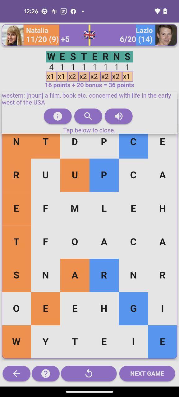 LetterGrid - Word Game screenshot image 4_funmod.online