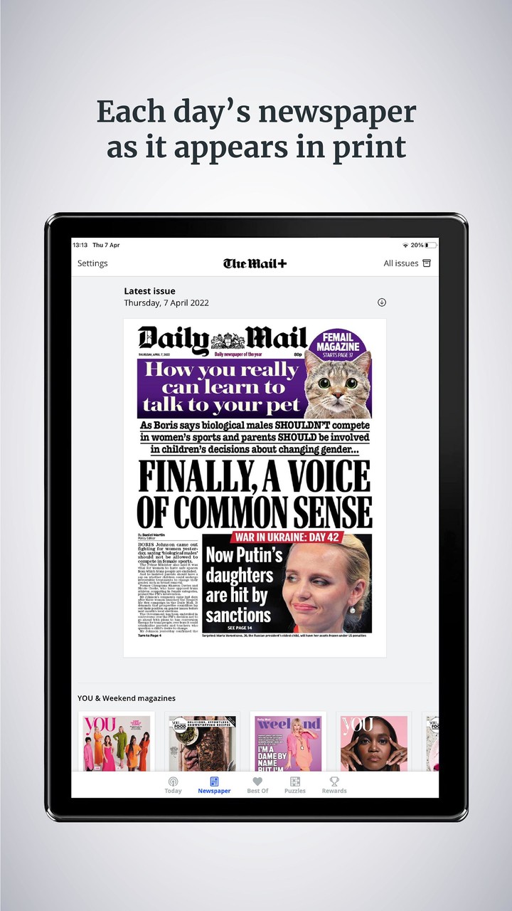 Daily Mail Newspaper screenshot image 5_funmod.online