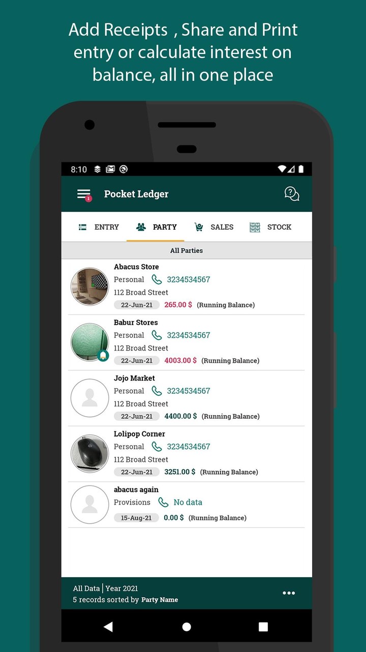 Pocket Ledger screenshot image 8_funmod.online
