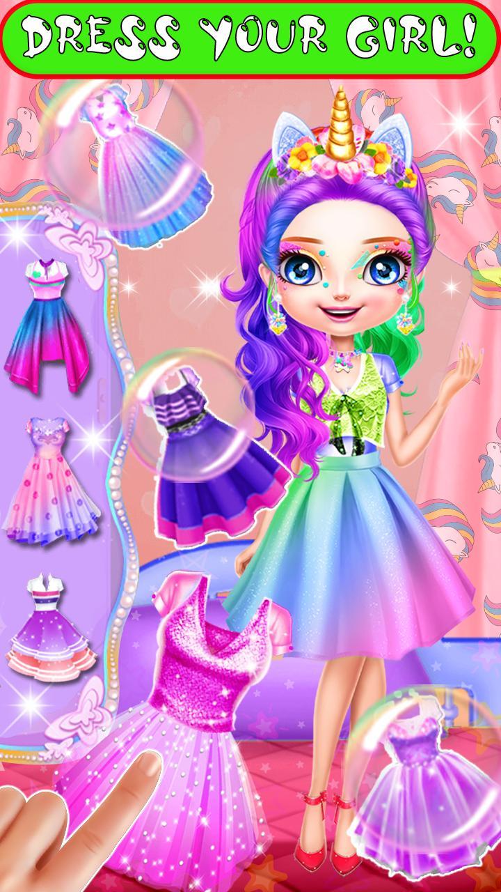 Princess Kids Makeup & DressUp screenshot image 1_funmod.online