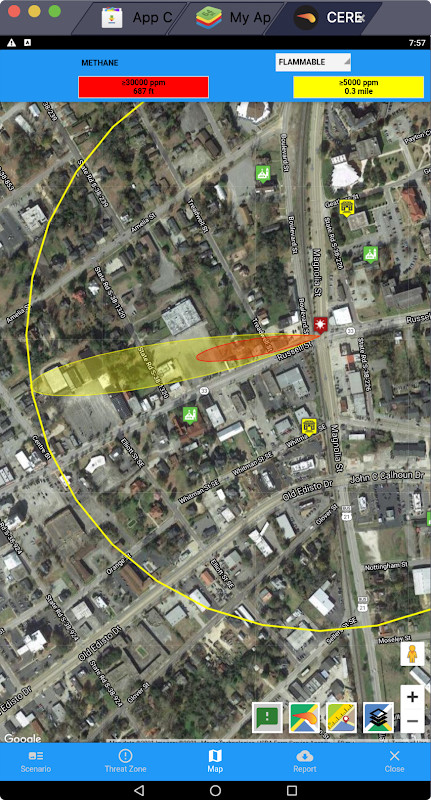 CERES (Chemical Emergency Response E-Service) screenshot image 10_funmod.online