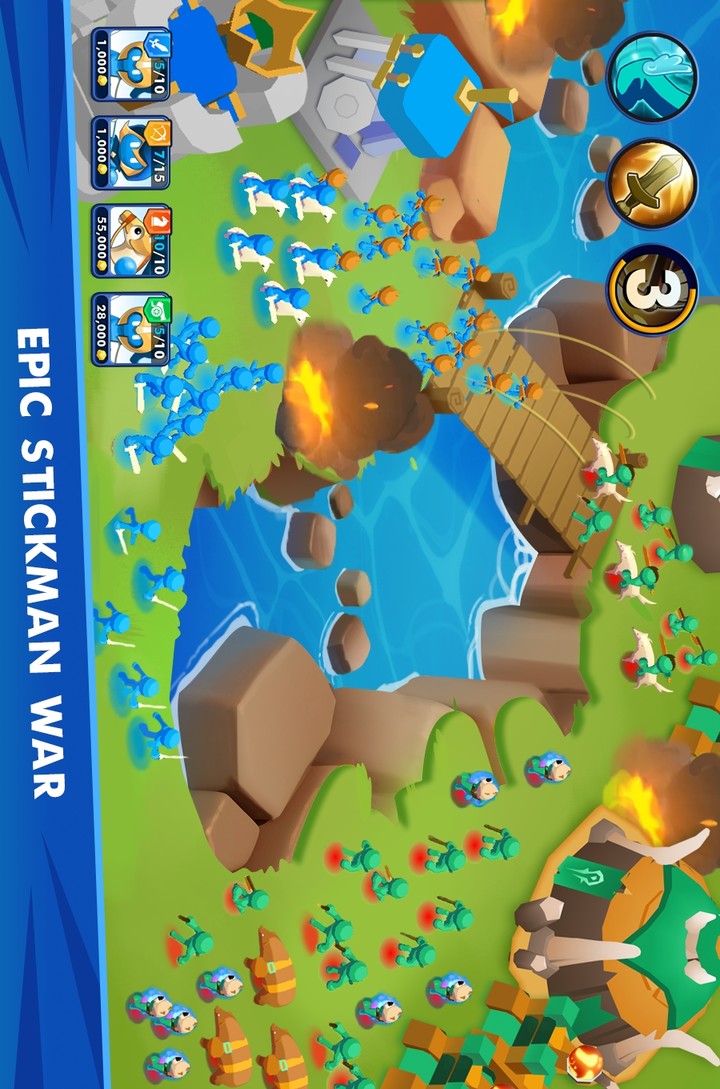Clash of Stickman(Unlimited Money) screenshot image 11_funmod.online