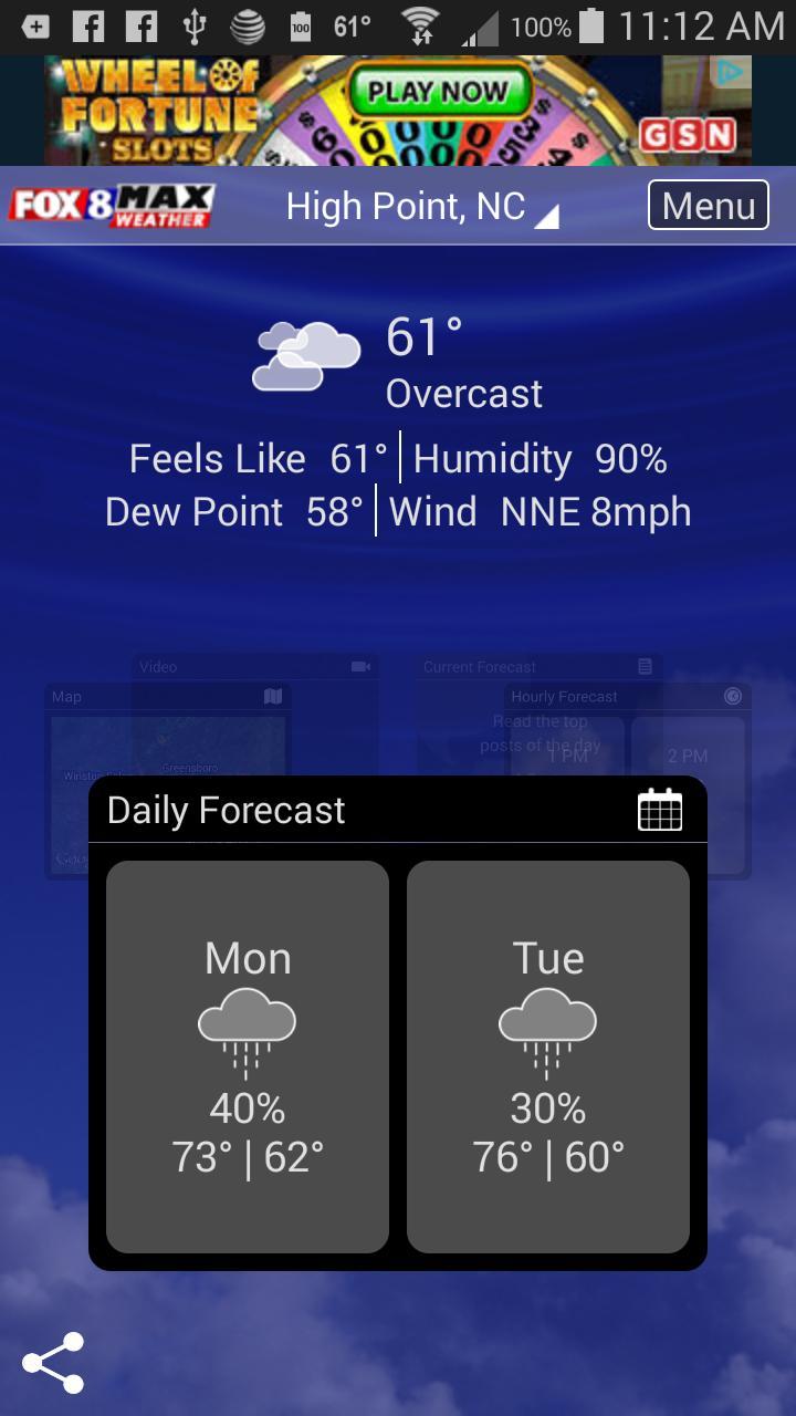 Fox8 Max Weather screenshot image 1_funmod.online