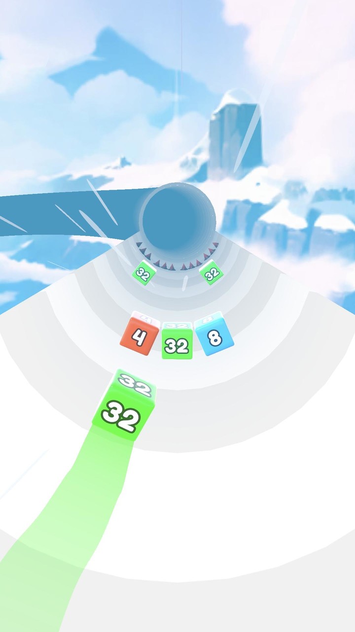 Jelly Tube Run 2048 screenshot image 1_funmod.online