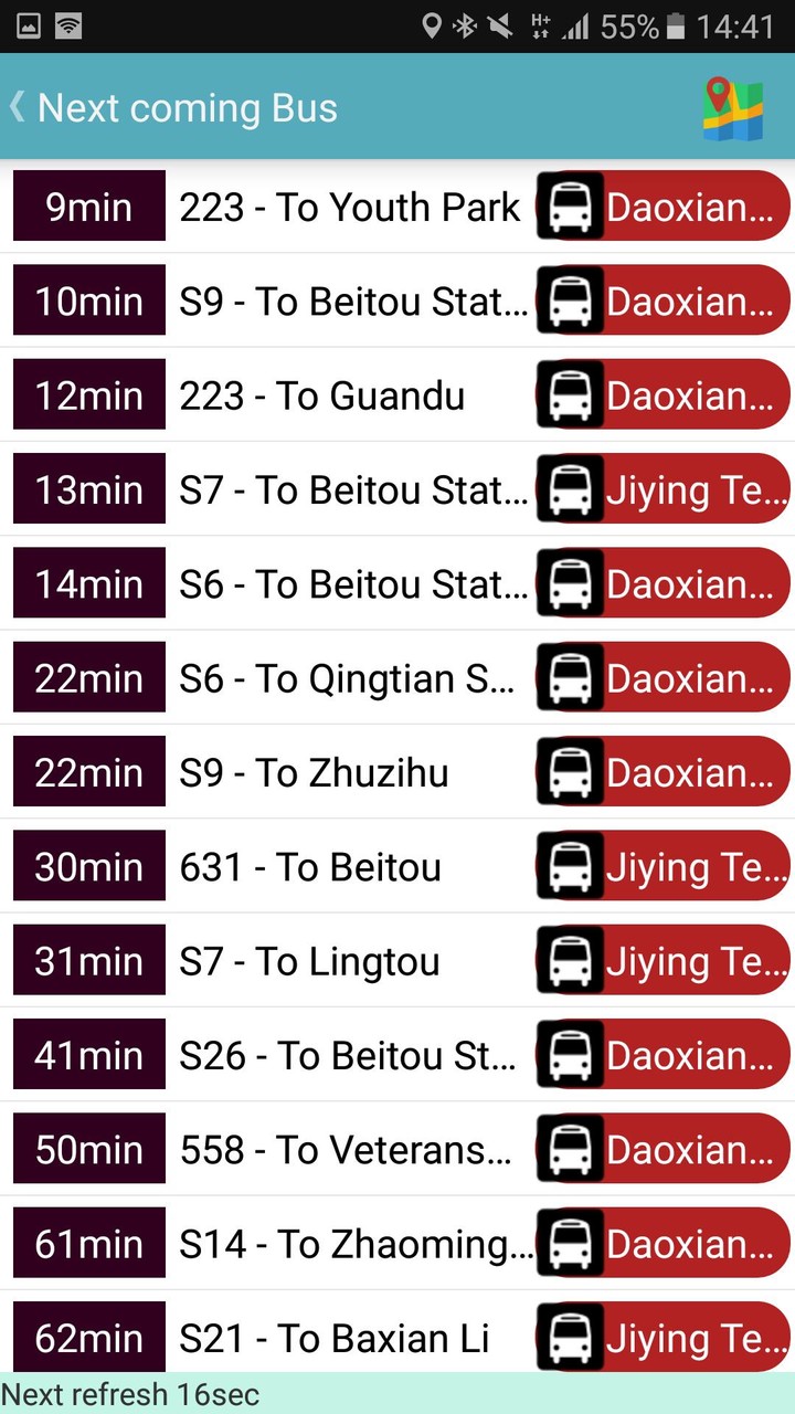 Tainan Bus Timetable screenshot image 1_funmod.online