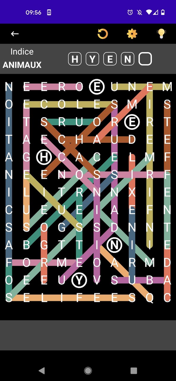 Mots Mêlés Français screenshot image 4_funmod.online