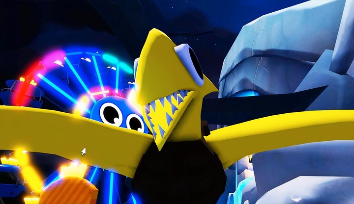 Rainbow Friends Yellow Cyan 2 screenshot image 5_funmod.online