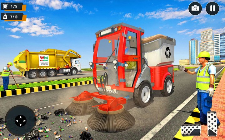Garbage Truck Driving Games 3D screenshot image 3_funmod.online