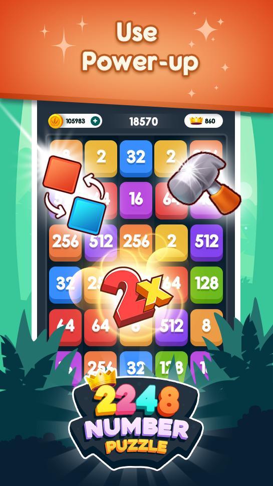 2048 Real - Number Puzzle 2022 screenshot image 5_funmod.online