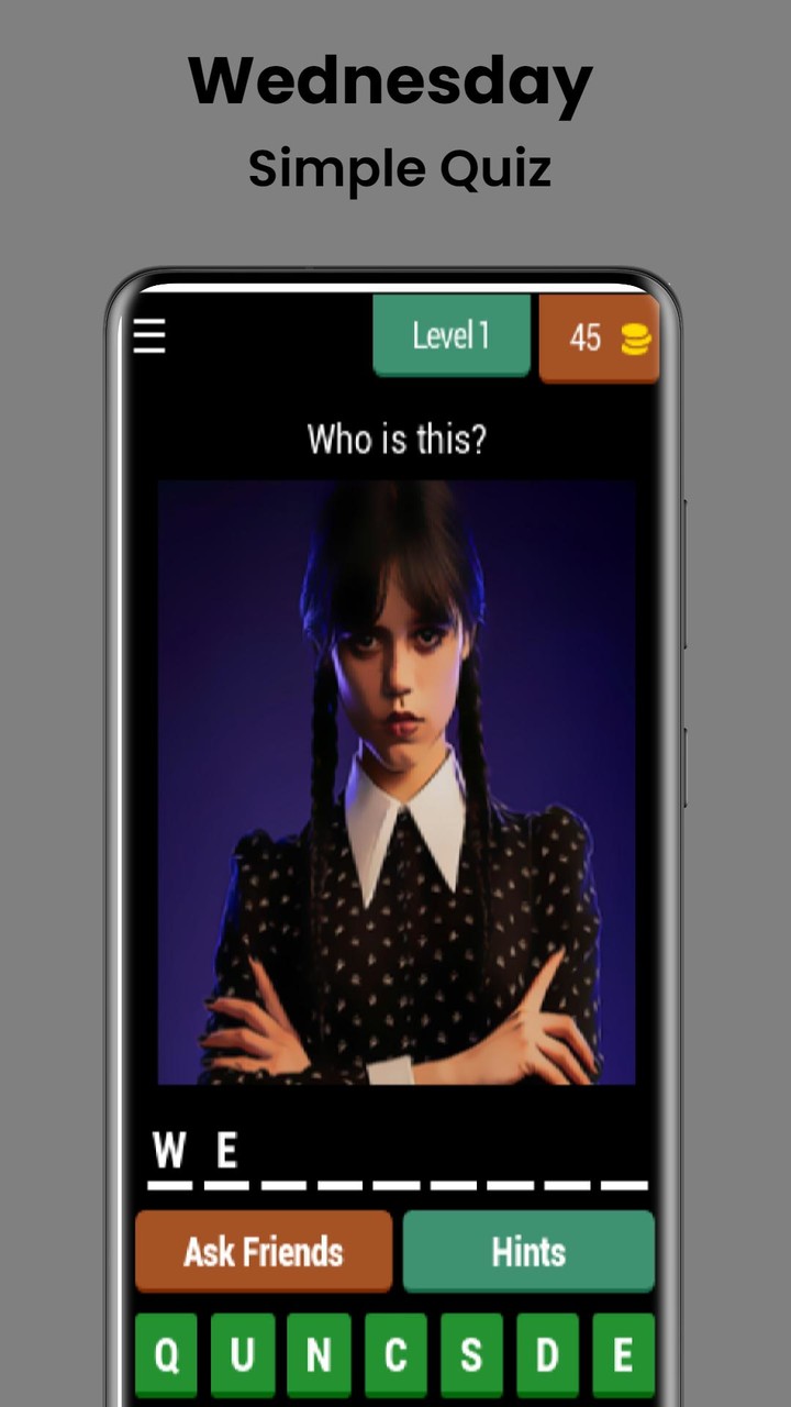 Wednesday Simple Quiz screenshot image 2_funmod.online