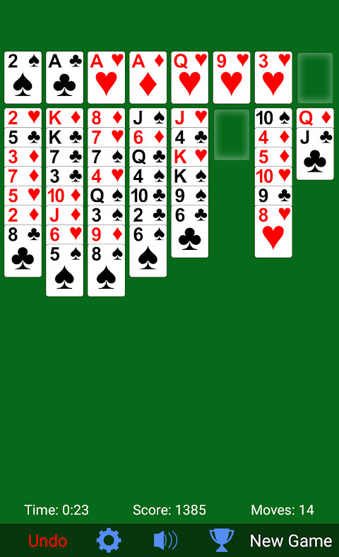 FreeCell Solitaire screenshot image 17_funmod.online