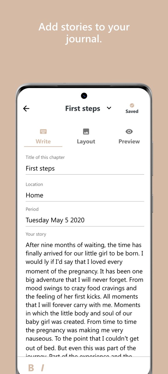 Baby Diaries: the baby journal screenshot image 8_funmod.online