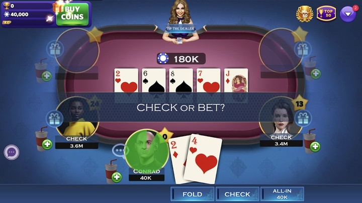 Texas Holdem Mania- Poker Game screenshot image 15_funmod.online