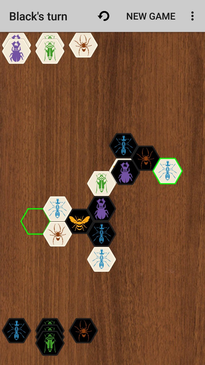 Hive with AI (board game) screenshot image 4_funmod.online