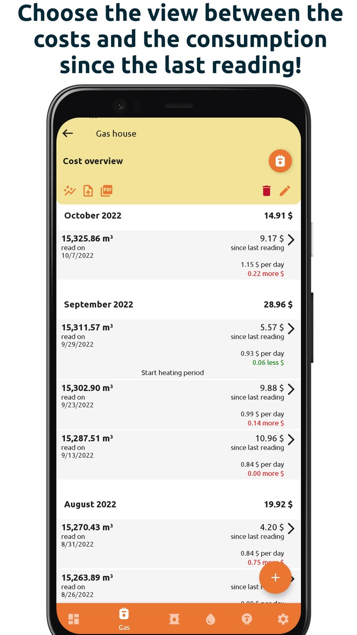 Meter readings | Read, save screenshot image 3_funmod.online