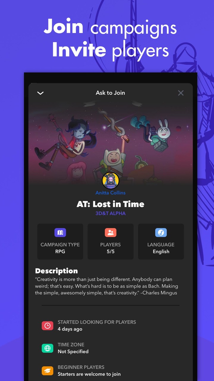 mRPG - Chat app to play RPGs screenshot image 9_Popularmodapk.com