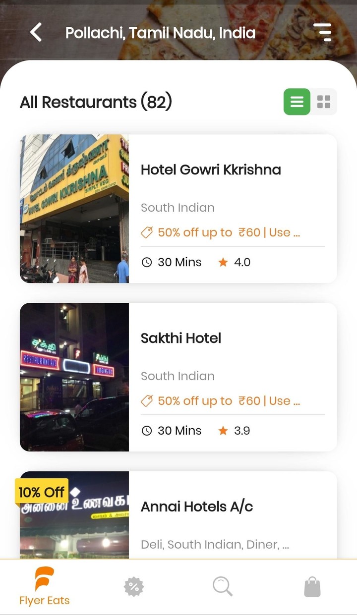 Flyer eats - Order food, veget screenshot image 9_funmod.online