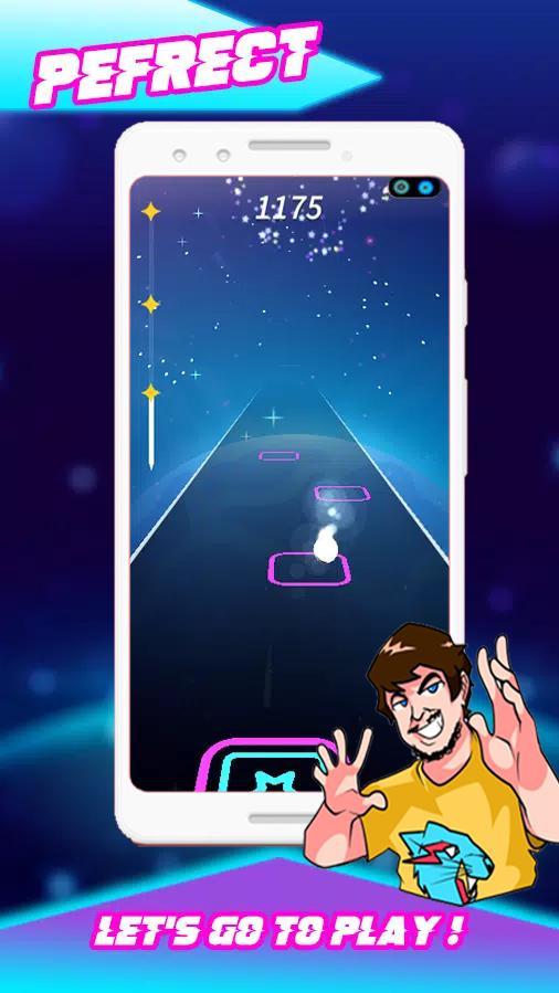 MrBeast Tiles Hop Challenge screenshot image 3_funmod.online