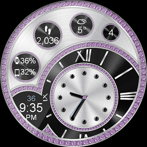 Diamond Ritz HD Watch Face screenshot image 10_funmod.online