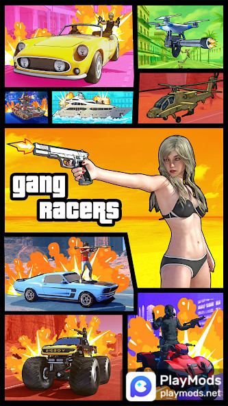 Gang Racers<span>(No Ads)</span> screenshot image 1_funmod.online