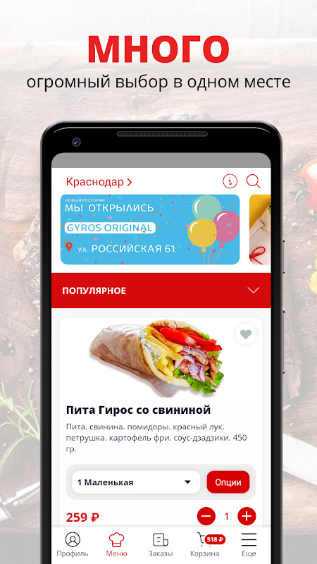 GYROS ORIGINAL | Краснодар screenshot image 1_funmod.online