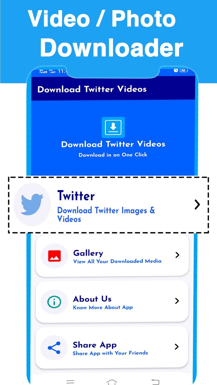 Video Downloader For Twitter screenshot image 1_funmod.online