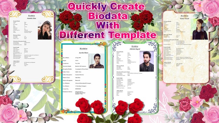 Marriage Biodata Maker screenshot image 2_funmod.online