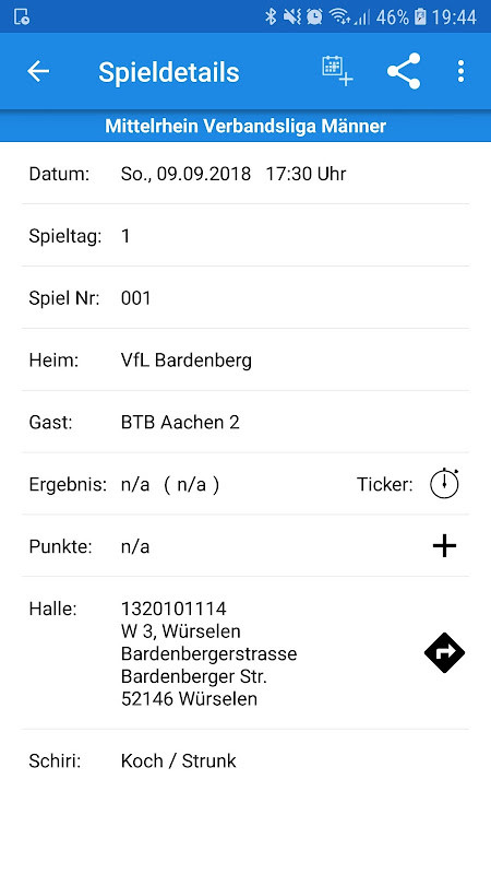 VfL Bardenberg Handball screenshot image 4_funmod.online