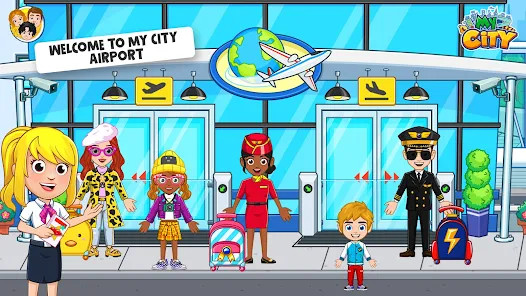 My City  Airport<span>(Paid games free)</span> screenshot image 1_funmod.online