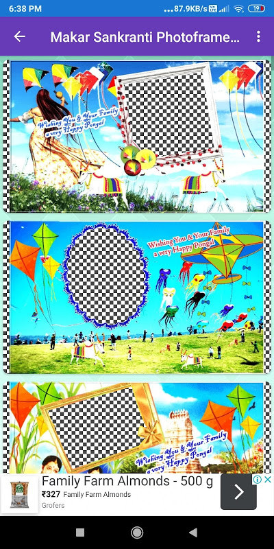 Happy Makar Sankranti: Greetings, Photo Frames,GIF screenshot image 3_funmod.online