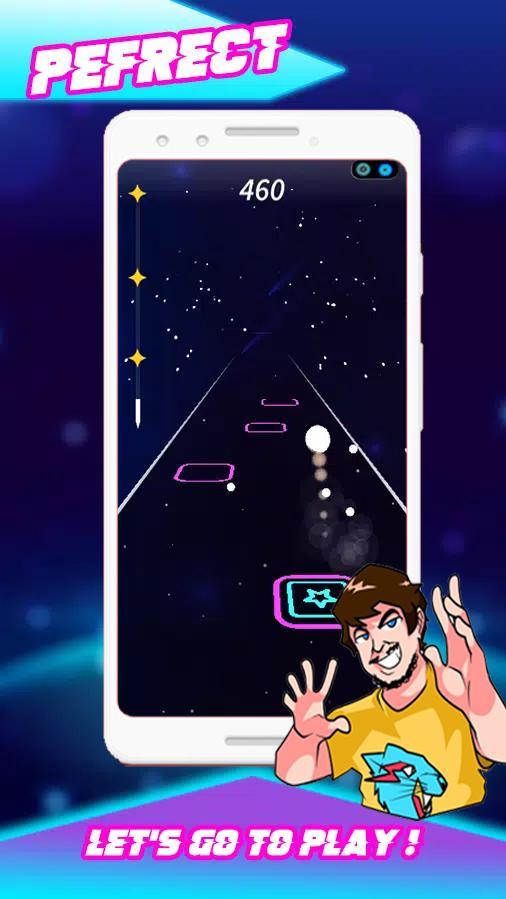 MrBeast Tiles Hop Challenge screenshot image 2_funmod.online