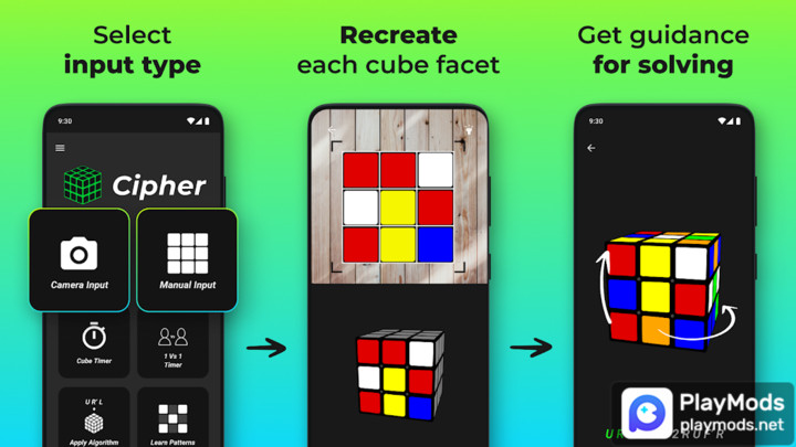 Cube Cipher - Cube Solver<span>(Unlocked)</span> screenshot image 1_funmod.online