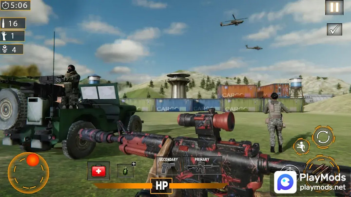 Modern Commando 3D: Army Games<span>(God mode)</span> screenshot image 5_funmod.online