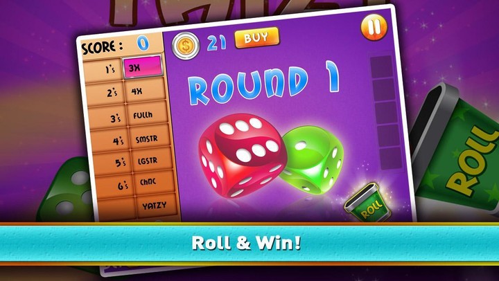 Yatzy Mania Classic Dice Game screenshot image 4_funmod.online