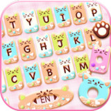 Colorful Donuts Button Keyboard Theme7.3.0_0428_funmod.online