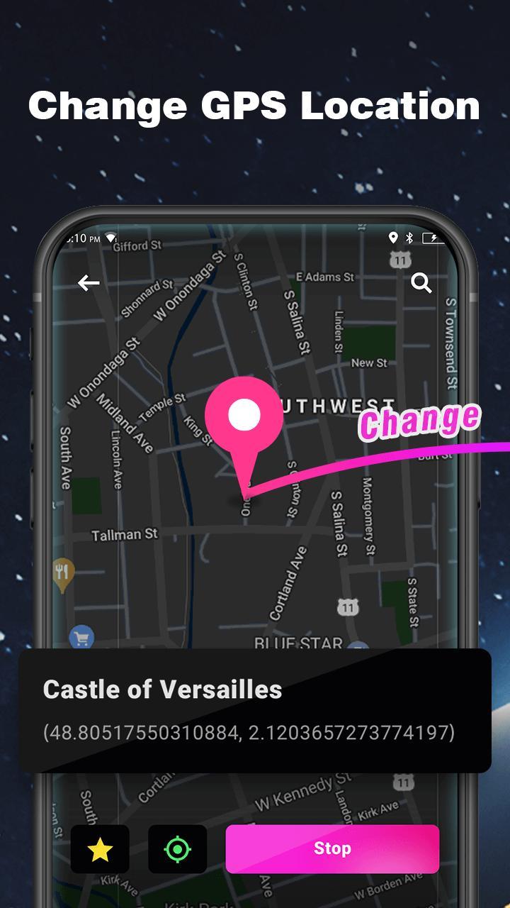 Fake GPS Location Change Spoof screenshot image 2_funmod.online