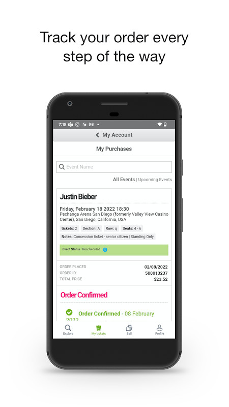 viagogo Tickets screenshot image 3_funmod.online