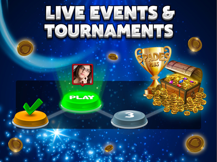 Spades Plus - Card Game screenshot image 5_funmod.online