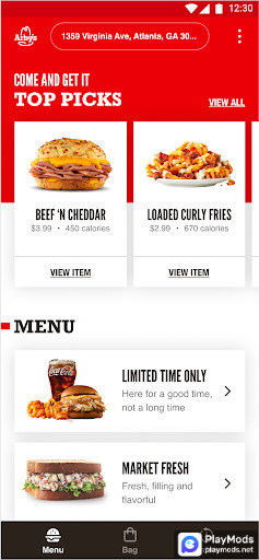 Arby's Fast Food Sandwiches screenshot image 1_funmod.online