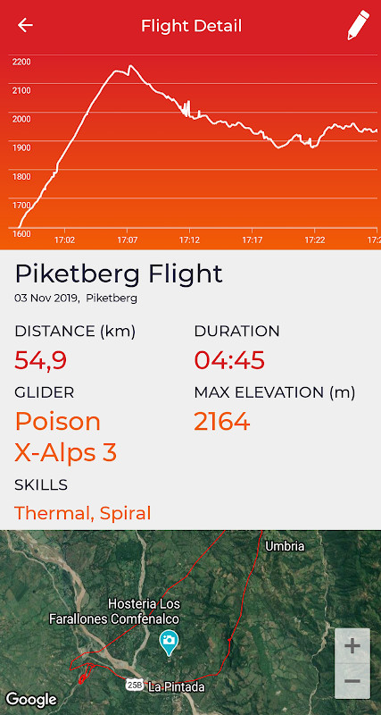 Paragliding Logbook screenshot image 5_funmod.online