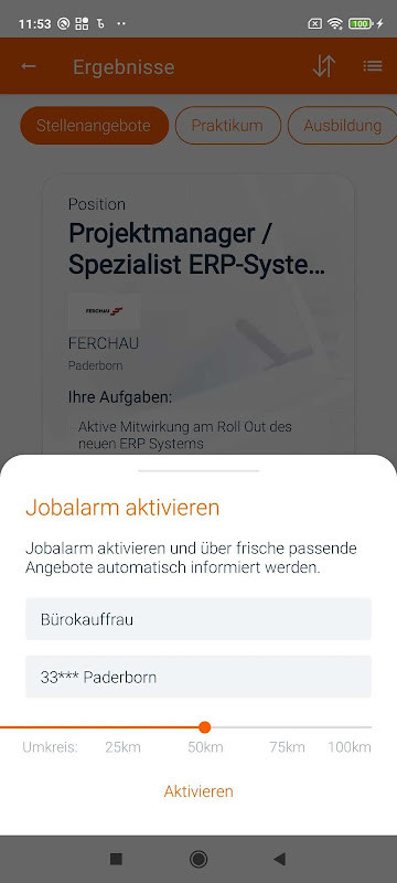 Jobsuche - die Jobware App screenshot image 8_funmod.online