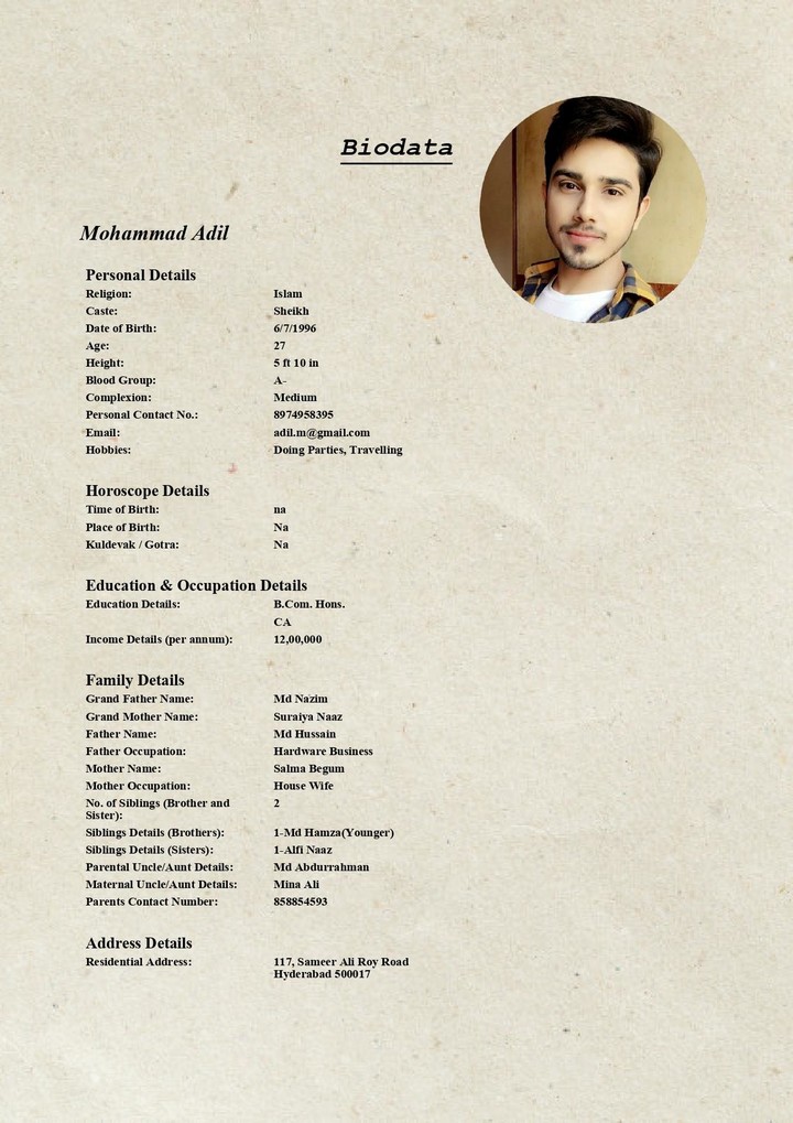 Marriage Biodata Maker screenshot image 7_funmod.online