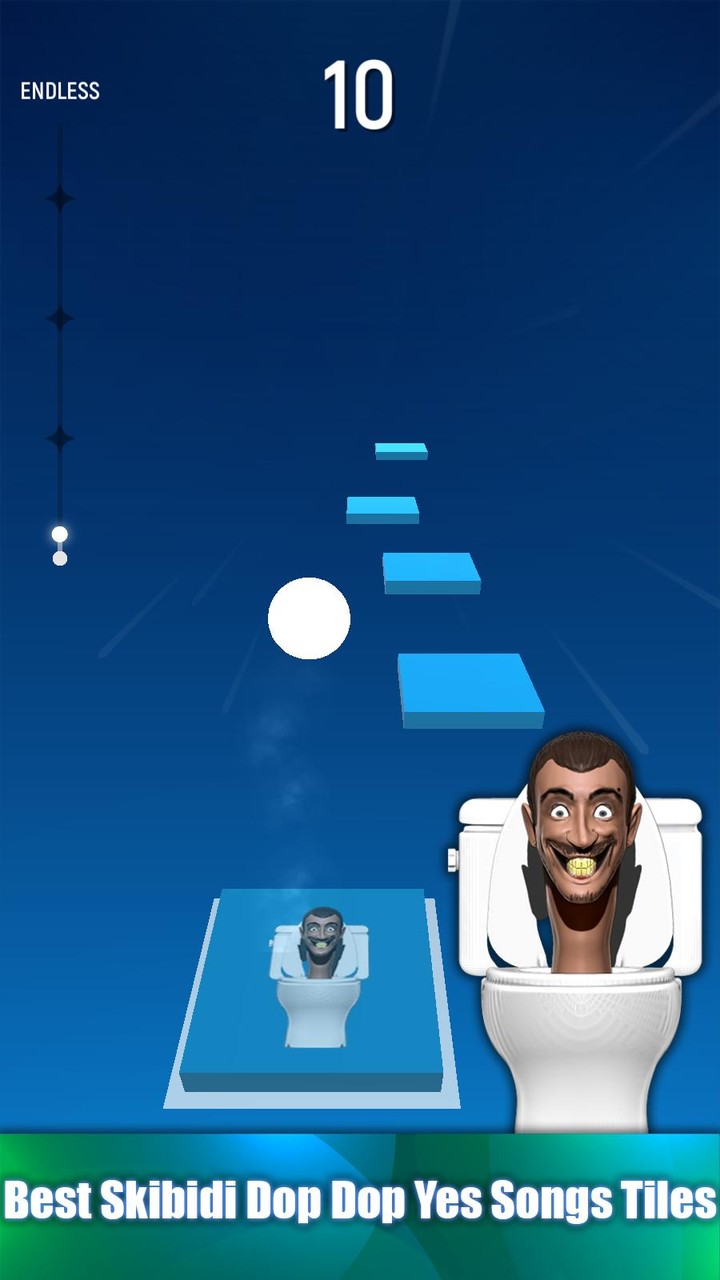 Skibidi Dop Yes Song Tiles Hop screenshot image 3_funmod.online