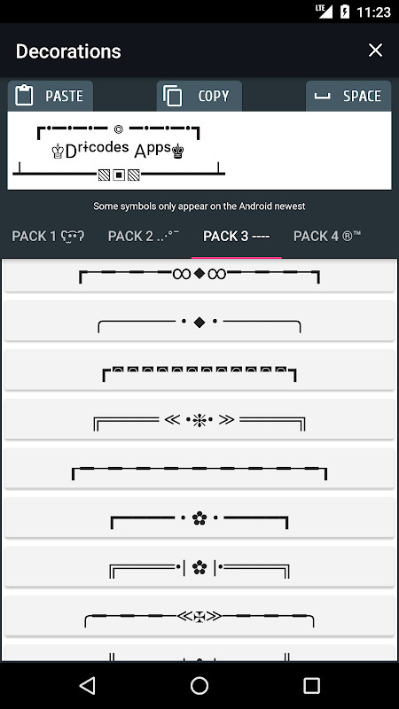 Cool text and symbols screenshot image 1_funmod.online