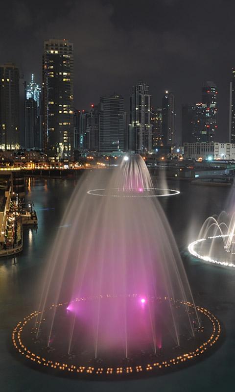 Dubai Fountain Live Wallpaper screenshot image 1_funmod.online
