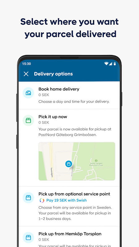 PostNord - Track and send parcels screenshot image 4_funmod.online
