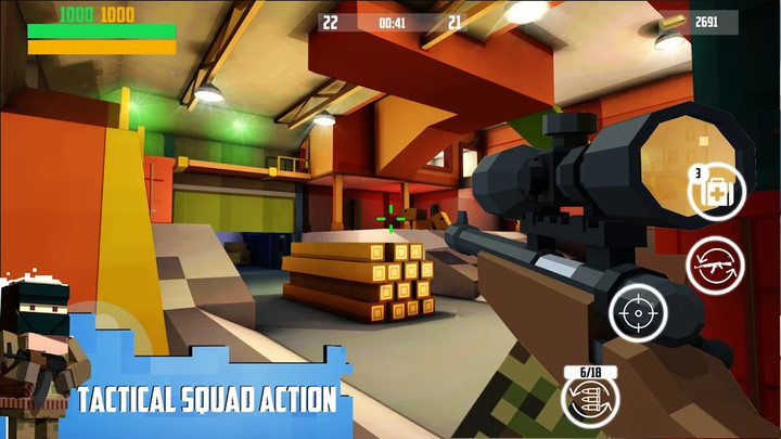 Block Gun: FPS PvP War - Online Gun Shooting Games<span>(mod)</span> screenshot image 4_funmod.online
