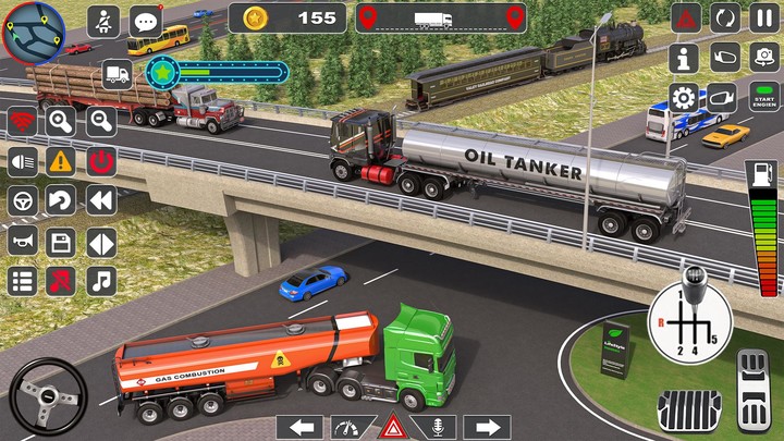 Oil Tanker Truck Driving Games screenshot image 4_funmod.online